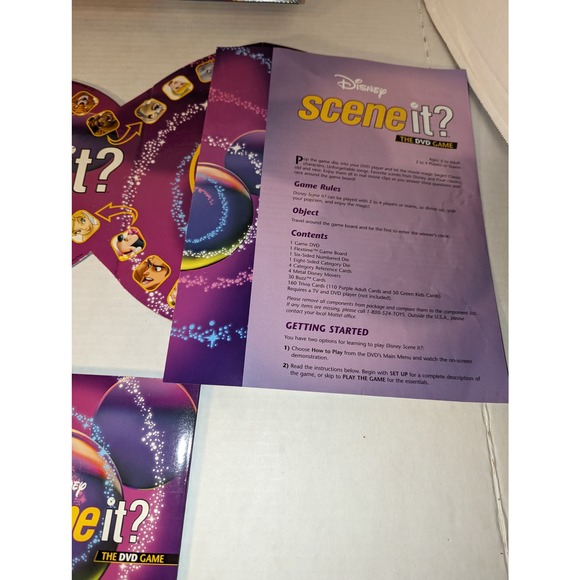 2004 Disney Scene It DVD Game First Edition 100% Complete Mattel - Picture 7 of 9